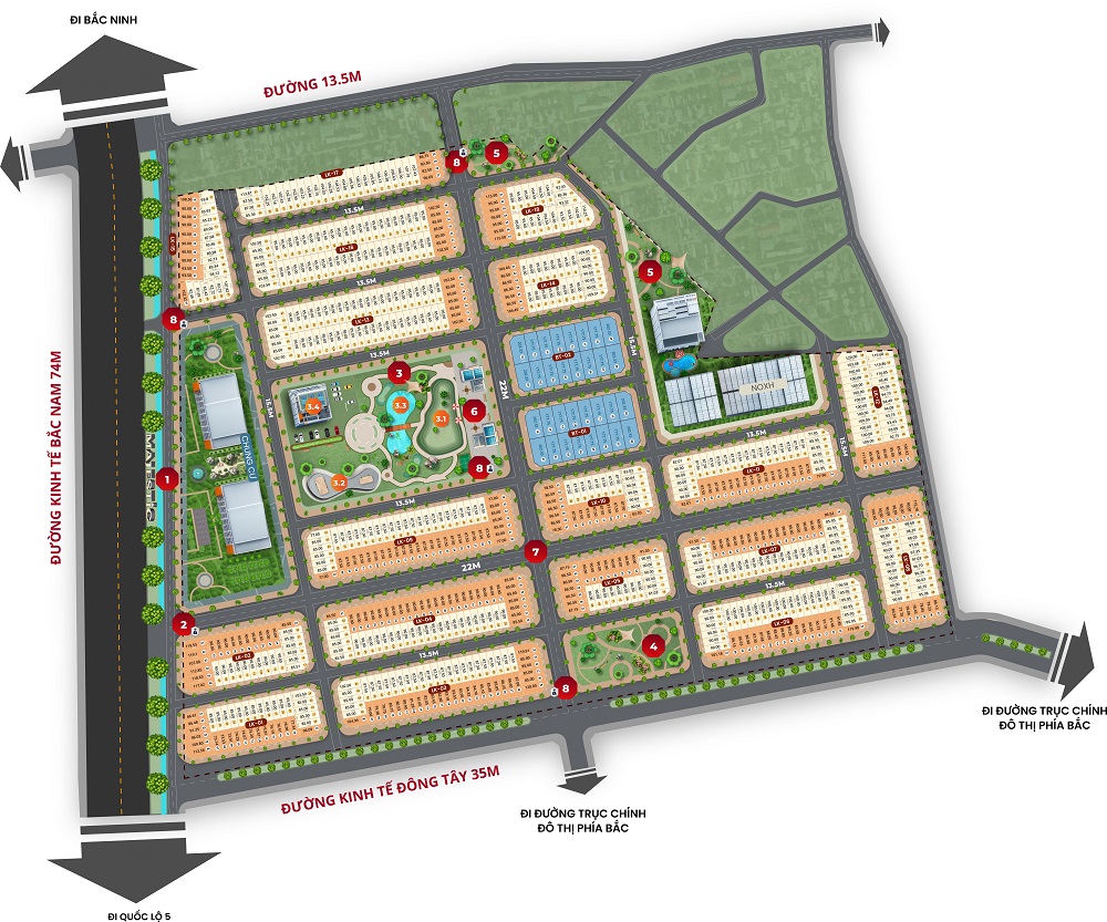 Majestic City: Tổ hợp biệt thự, nhà phố và căn hộ tại Hưng Yên- Ảnh 2.